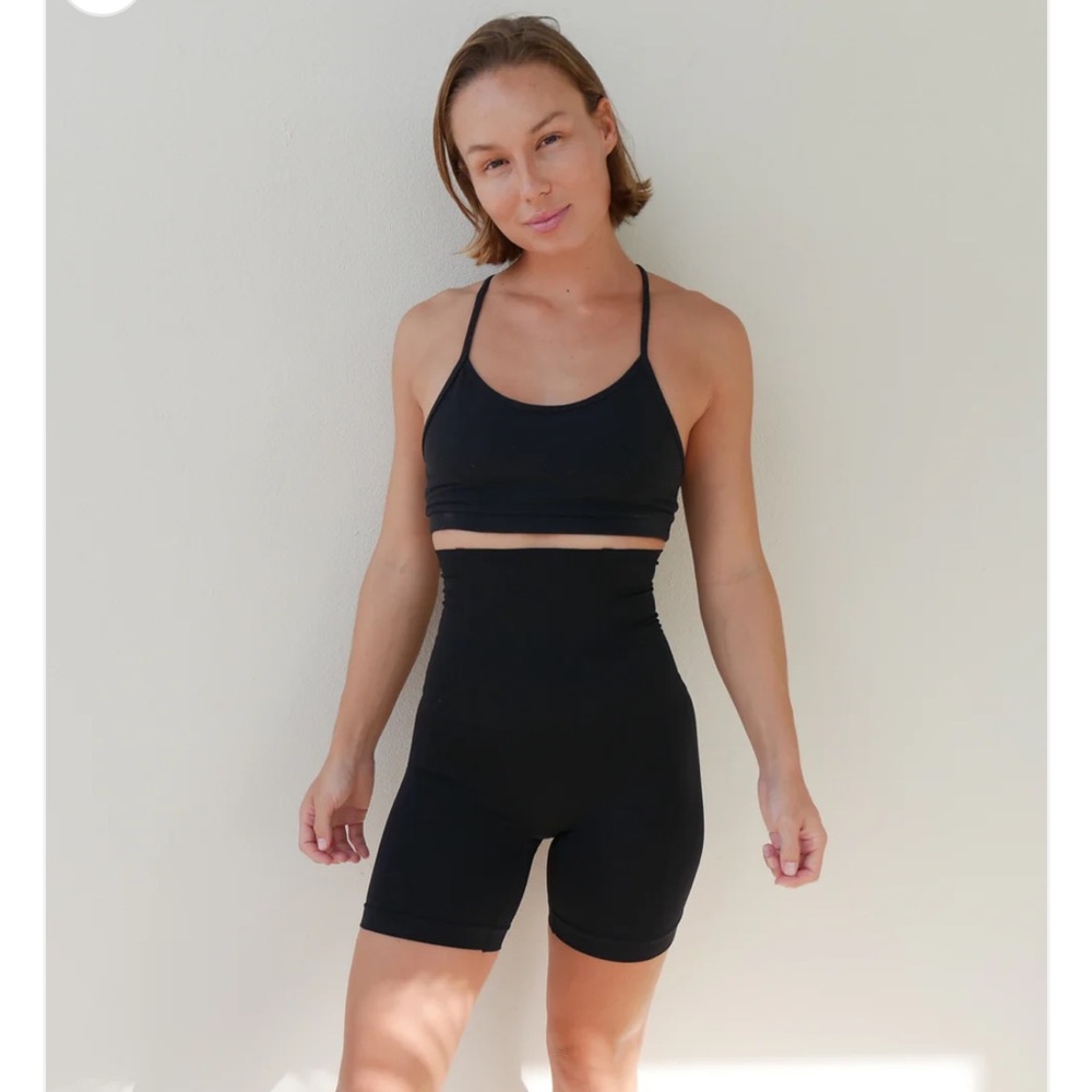 Women's Black High-Waisted Shorts